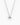 Pear ketting zilver