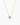 Solitaire ketting 6 mm goud