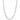 SilverNecklace Vossenstaartketting 50+5cm
