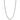 SilverNecklace Oxiderat gevlochten 50+5cm