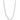 SilverNecklace Oxiderat gevlochten 50+5cm