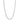 SilverNecklace Oxiderat gevlochten 50+5cm