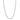 SilverNecklace Gevlochten 50+5cm