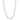 SilverNecklace Gevlochten 50+5cm