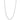 SilverNecklace Gevlochten 50+5cm