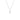Petite Pearl single necklace silver