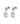 Elle Earrings Zilver
