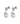 Elle Earrings Zilver