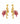 Pink Flamingo Earrings Gold