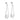 Arc Long Oorbel Zilver
