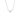 Stardust drop polished Kettingen Zilver