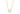BIELLA PICCOLO Kettingen witte Zirkoner (goud) 45 cm