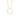 BIELLA GRANDE Kettingen witte Zirkoner (goud) 45 cm