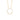 BIELLA GRANDE Kettingen witte Zirkoner (goud) 45 cm