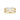 Ellisse Carezza Piccolo - 18k Verguld, met witte zirkoner Ring 58