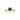 ELLERA QUADRATO Ring Blauw Zirkoner Goud