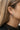 Maria Signuature Hoop Brun Silver