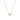 Petite papillion sparkling Necklace Gold
