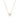 Petite papillion sparkling Necklace Gold