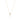 Ellipse mini pearl Necklace Gold