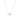 Petite papillion sparkling Necklace Silver