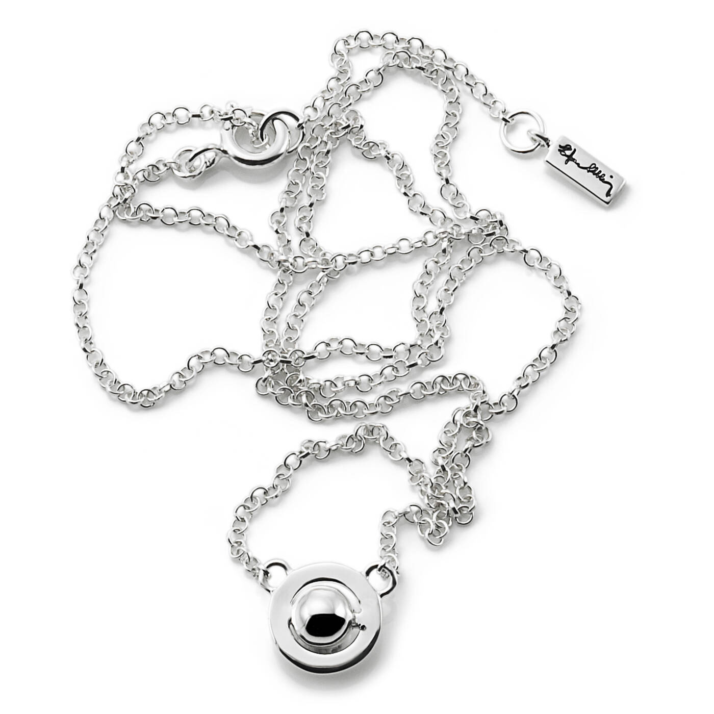 Mini Planet Kettingen Zilver 42-45 cm