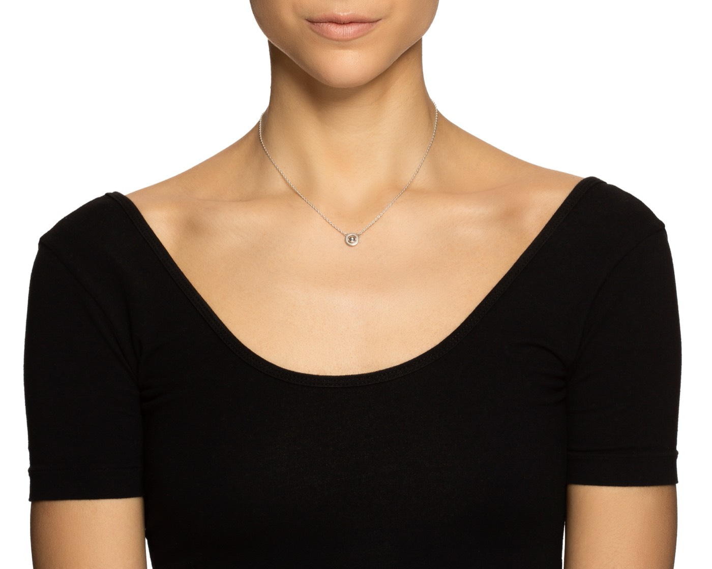 Mini Planet Kettingen Zilver 42-45 cm