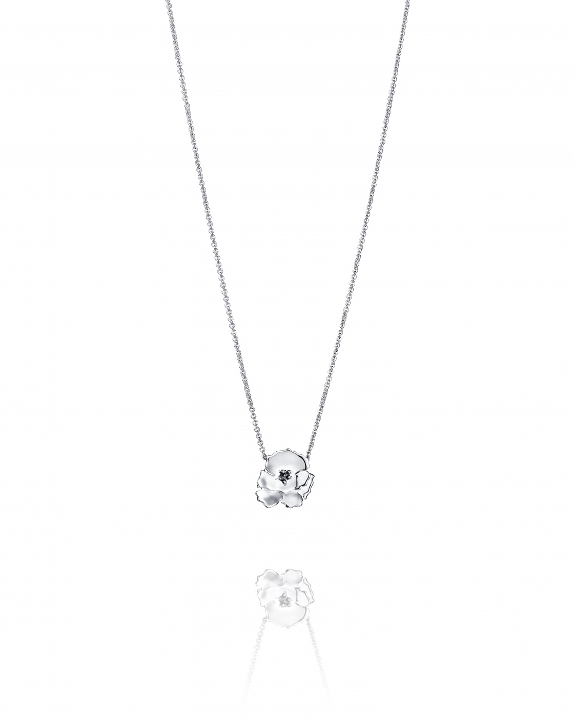 Anemone Necklace Silver