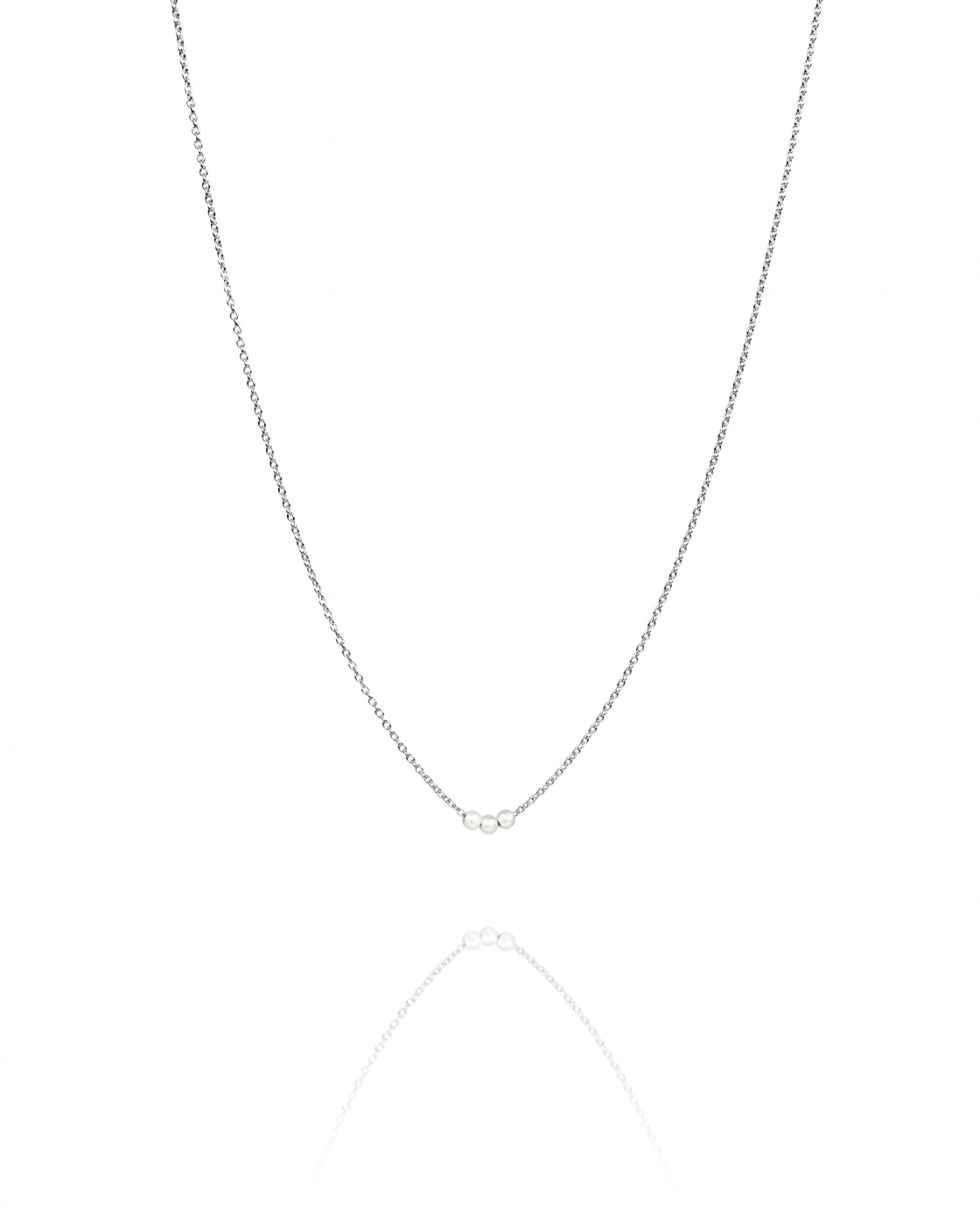 My Little Pearl Necklace Silver