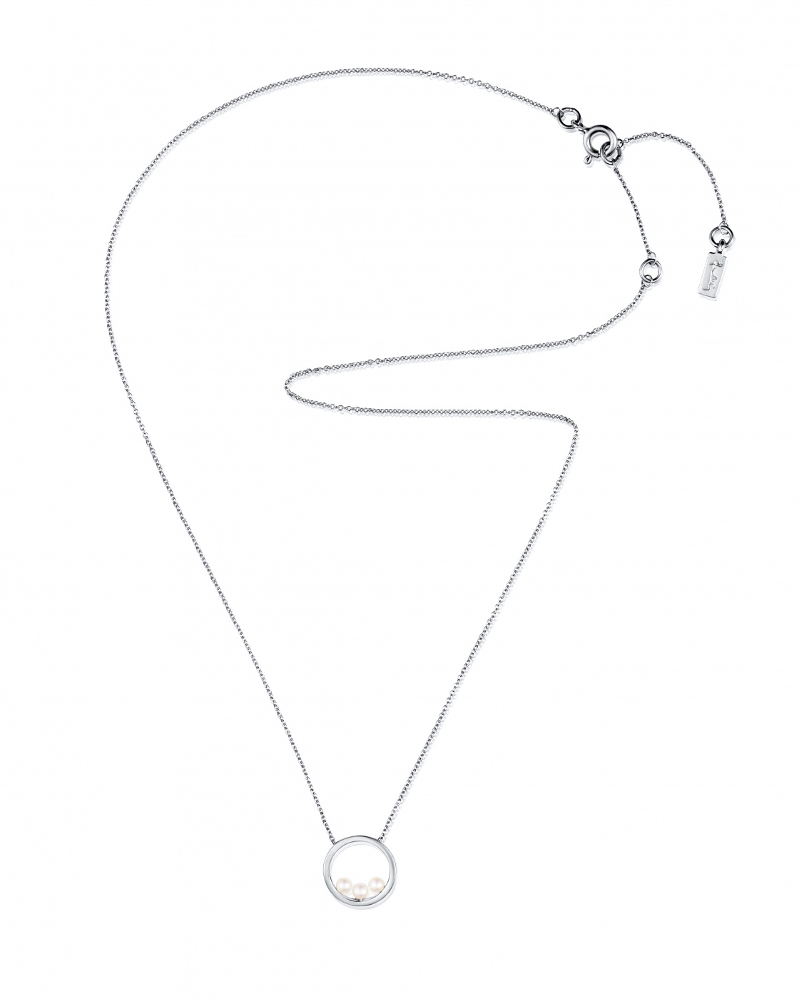 Little roller coaster Necklace Silver