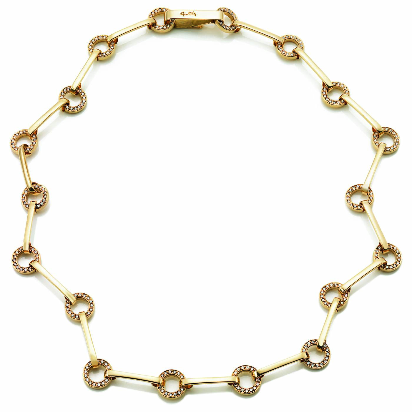 Ring Chain & Stars Kettingen goud