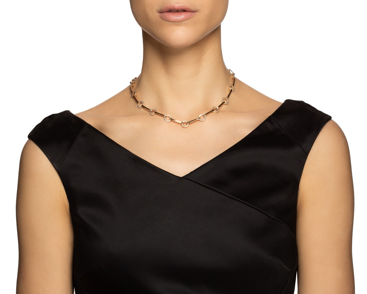 Ring Chain & Stars Kettingen goud