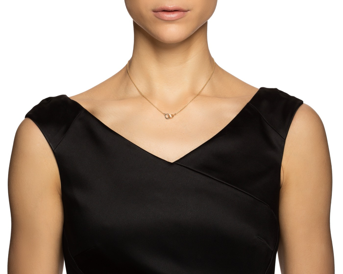 Mini Twosome Kettingen goud 42-45 cm