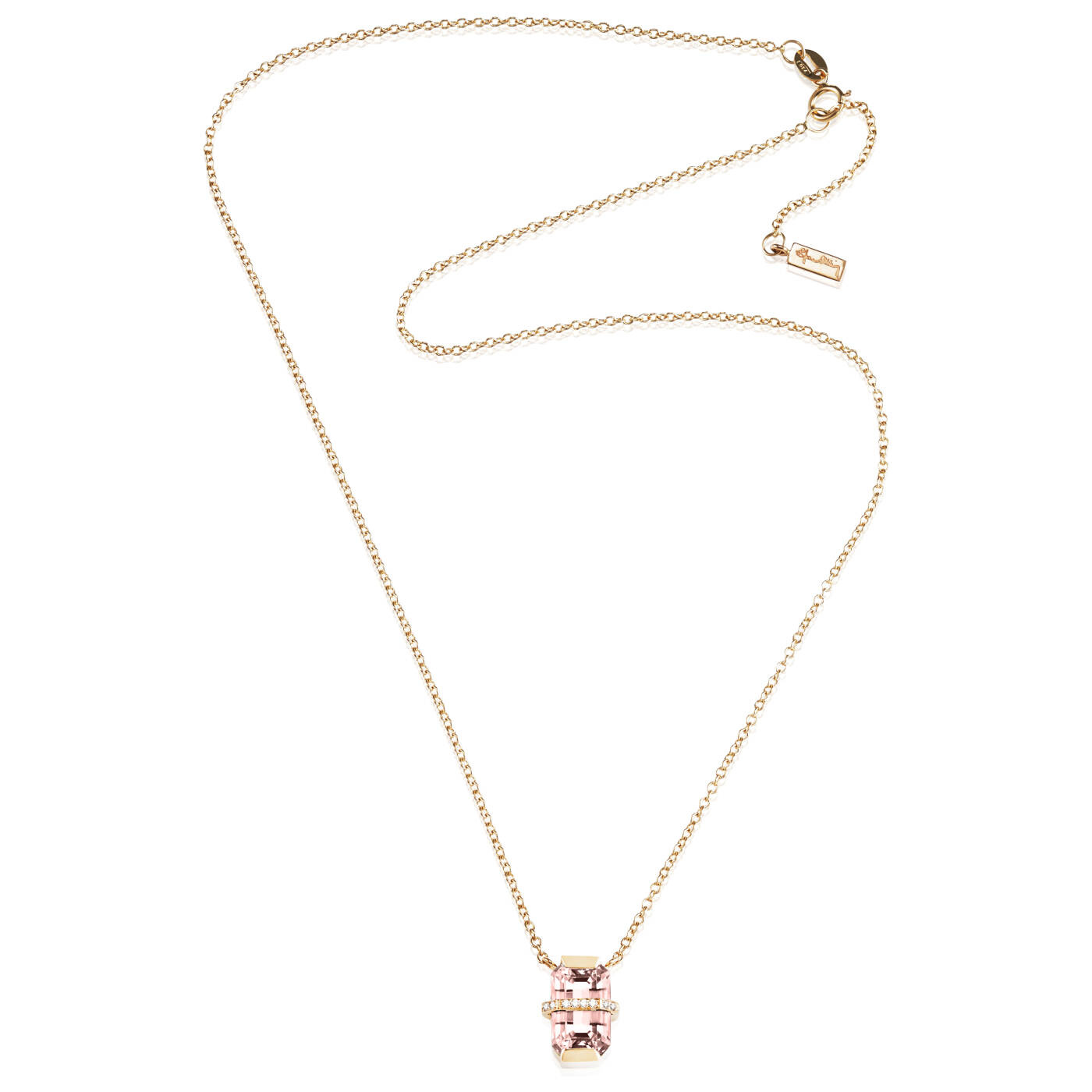 Little Bend Over - Morganite Kettingen goud 42-45 cm