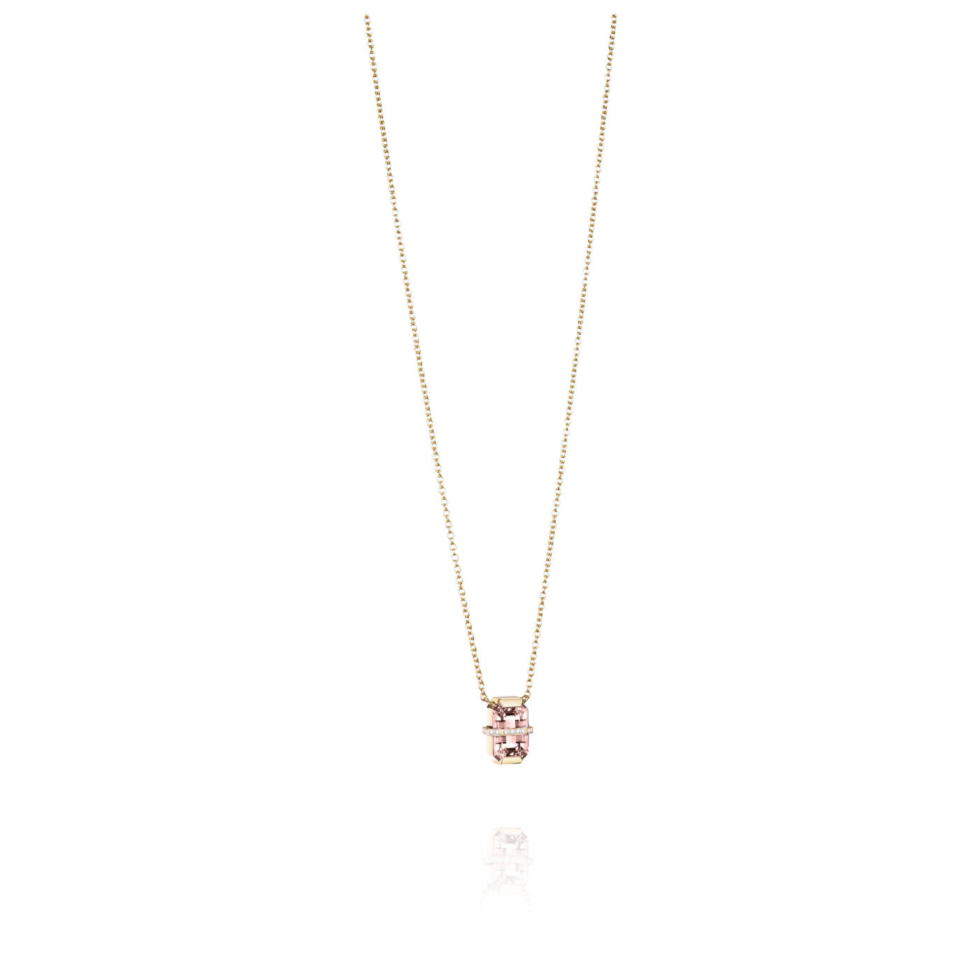 Little Bend Over - Morganite Kettingen goud 42-45 cm