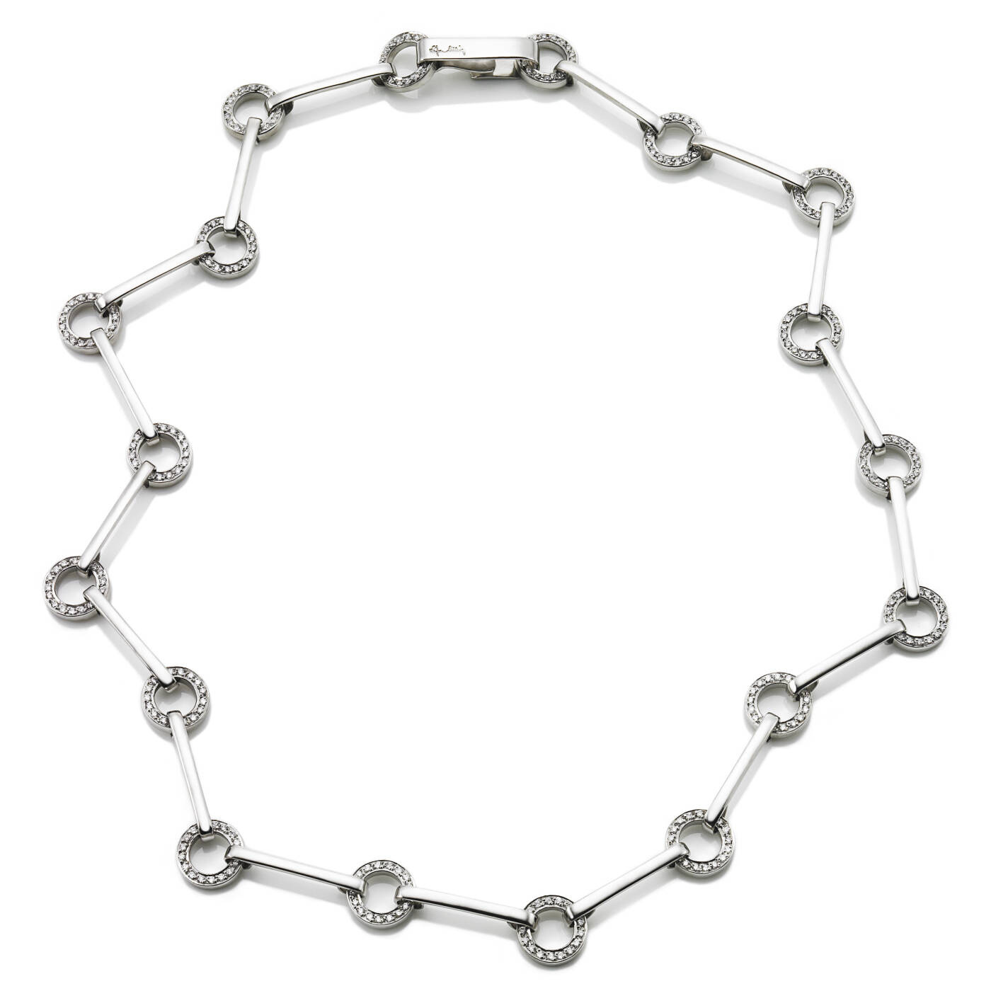Ring Chain & Stars Kettingen Witgoud