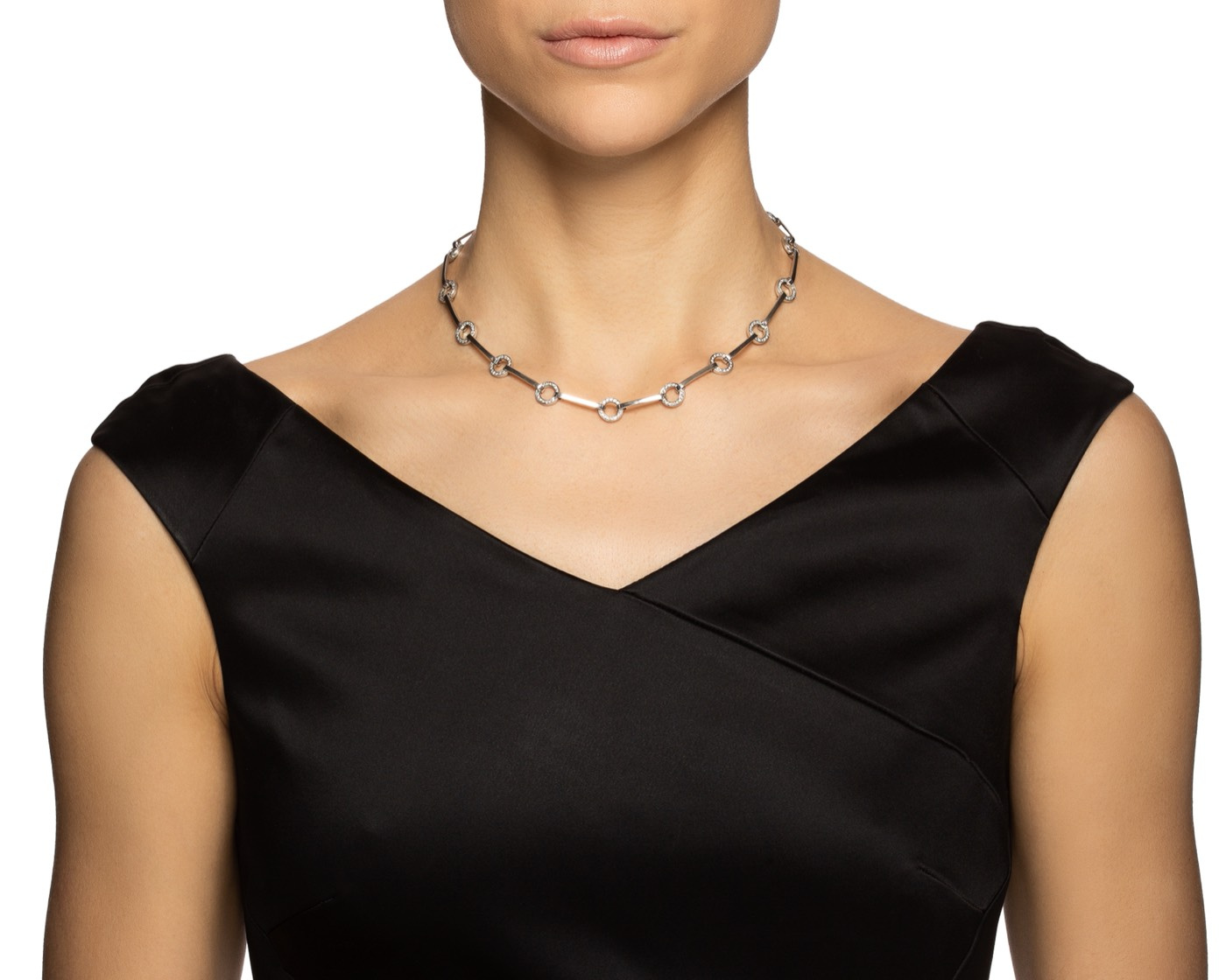 Ring Chain & Stars Kettingen Witgoud