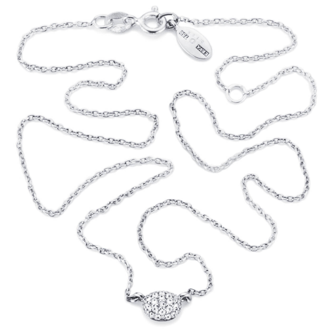 Love Bead - Diamonds Kettingen Witgoud 38-42 cm