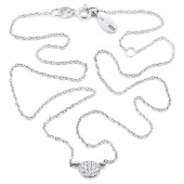 Love Bead - Diamonds Kettingen Witgoud 38-42 cm