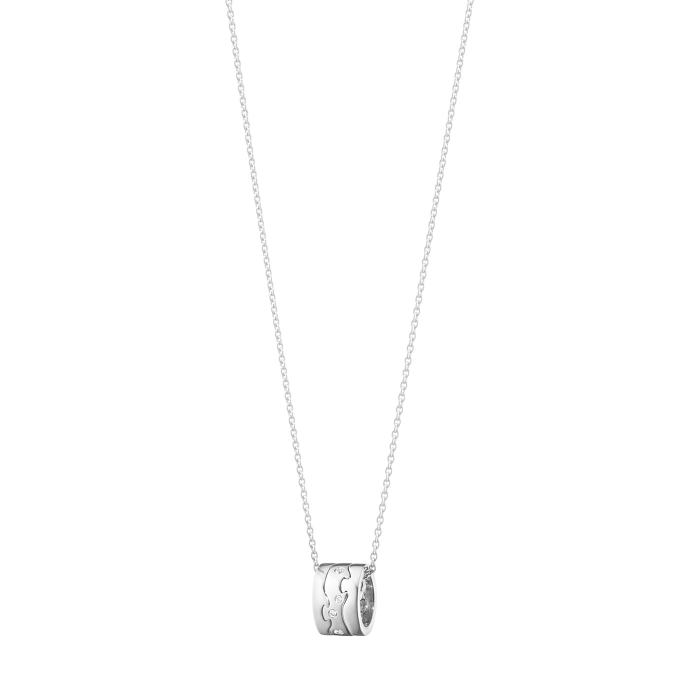 FUSION Hanger Witgoud Diamant 0.05 ct