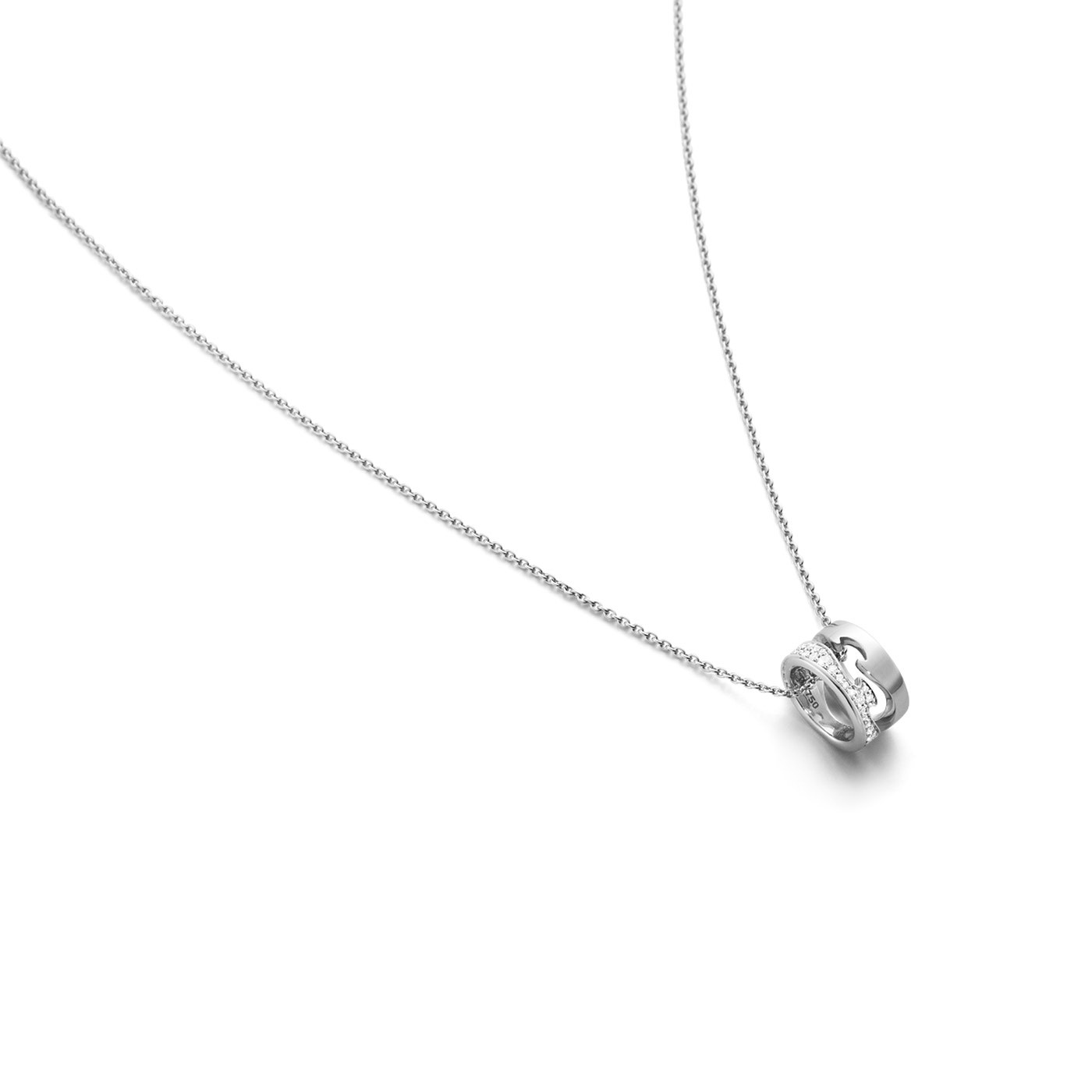 FUSION OPEN Hanger Witgoud PAVÉ 0.22 CT