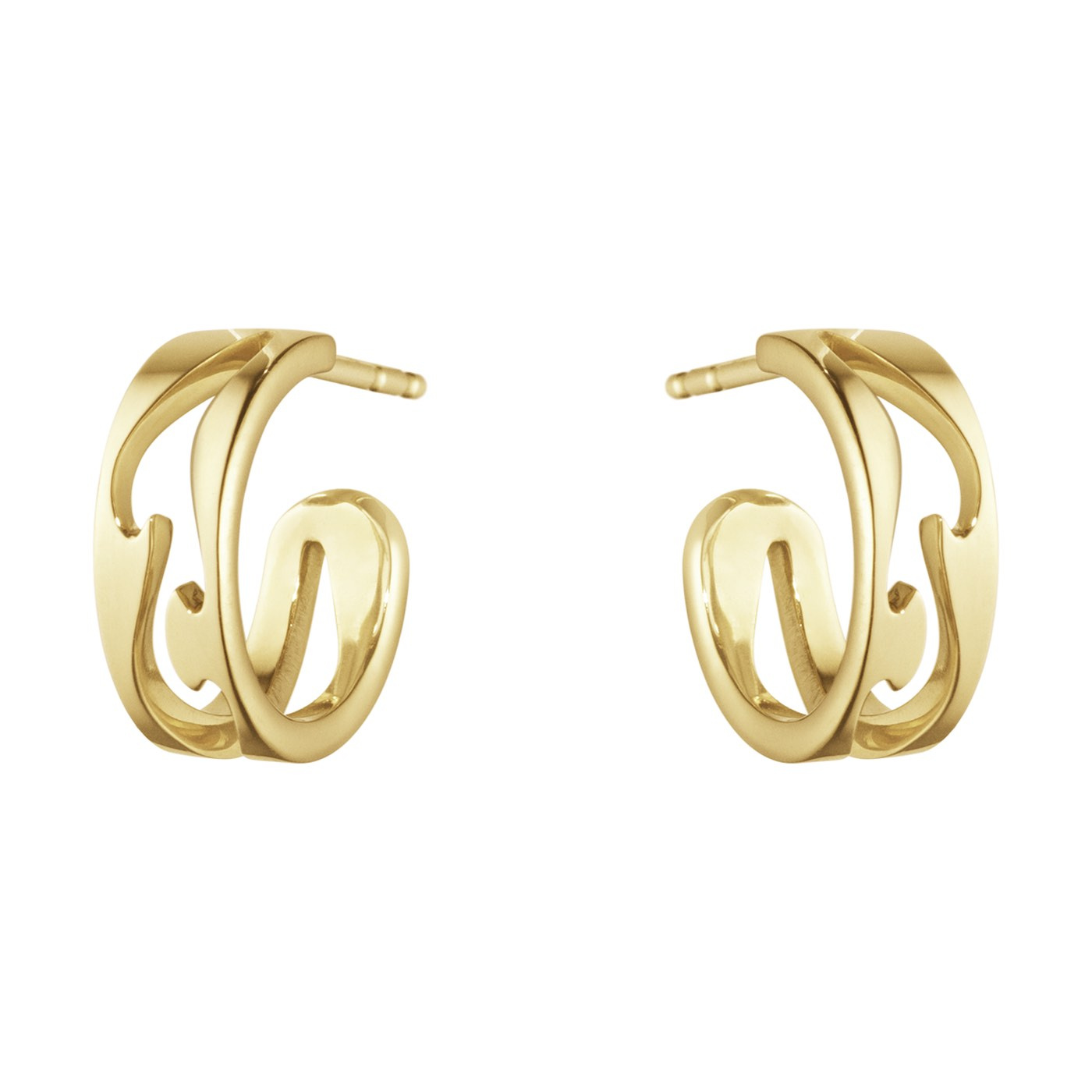 FUSION OPEN Oorbel goud