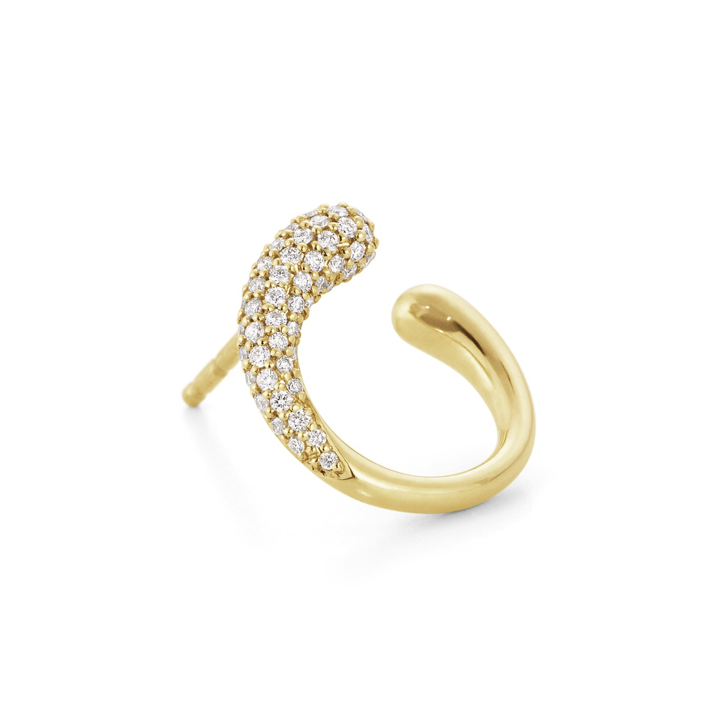 MERCY Oorbel goud Diamant PAVE 0.38 CT