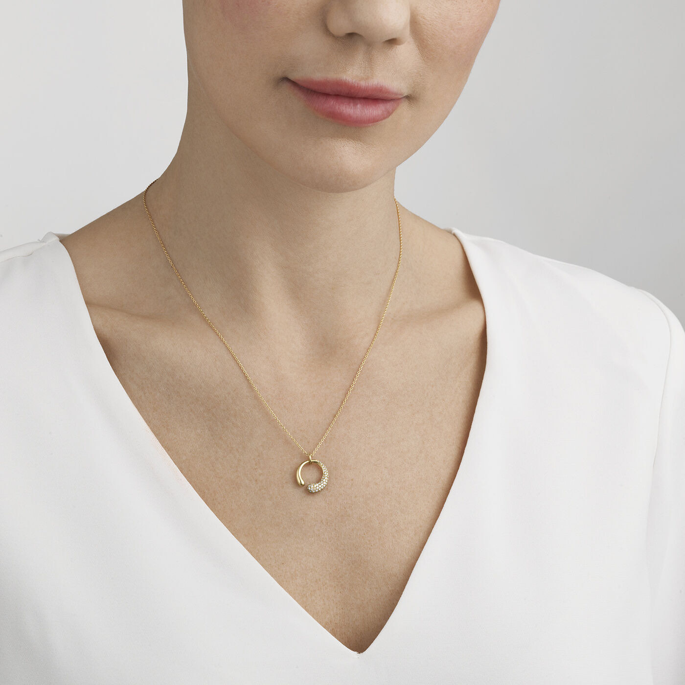 MERCY SMALL Hanger goud Diamant PAVE 0.33 CT