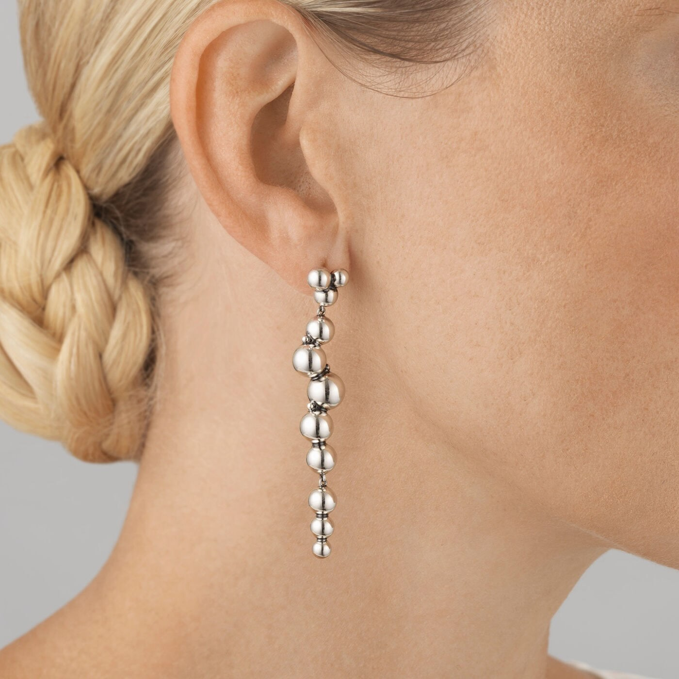 MOONLIGHT GRAPES Oorbel Zilver