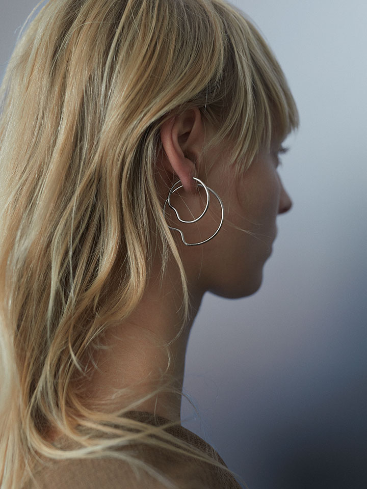 Copenhagen 35 Hoop Silver