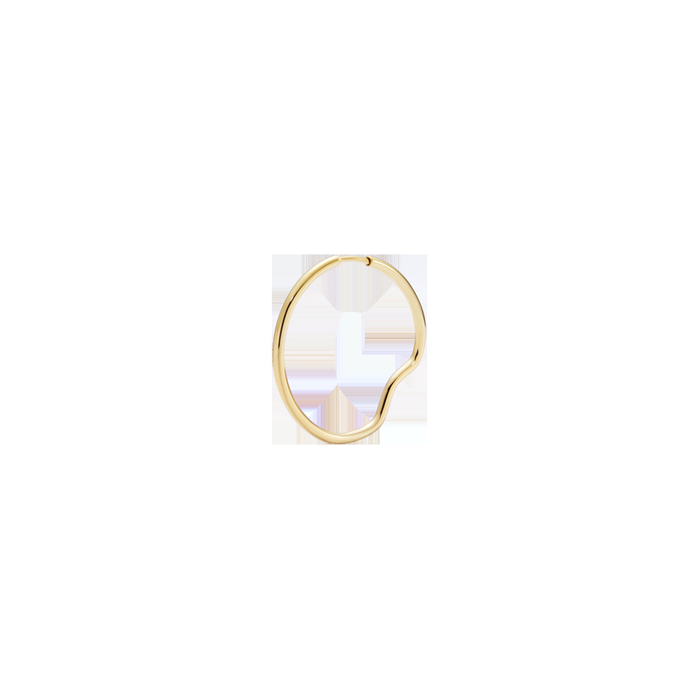 Copenhagen 25 Hoop Goldplated Silver