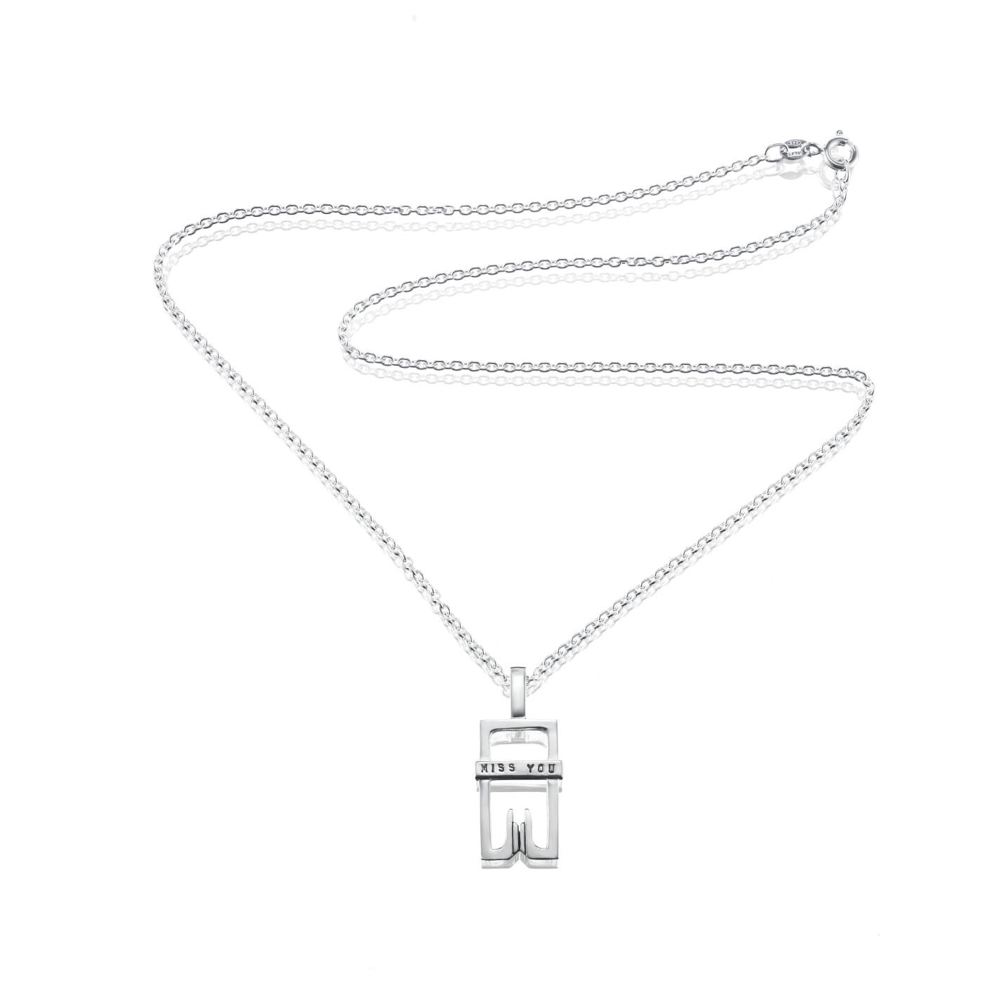 Little Miss You Hanger Zilver