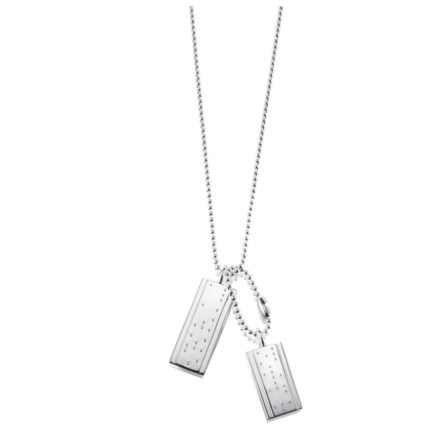 Make Love Not War Tags Hanger Zilver