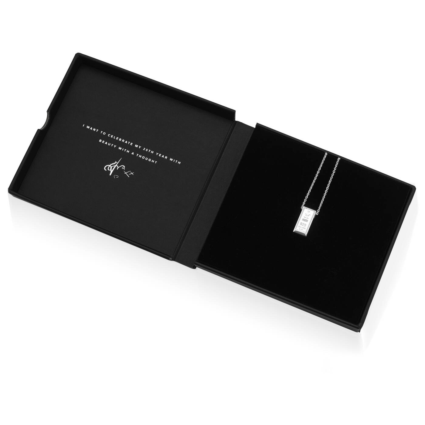 25 Years Of Beauty With A Thought Hanger Zilver